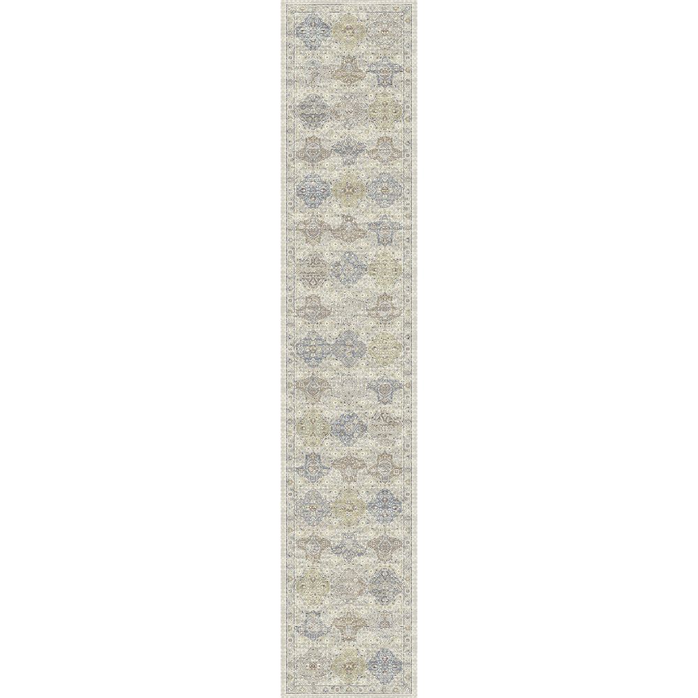 Dynamic Rugs 57279-9295 Ancient Garden 2.2 Ft. X 11 Ft. Finished Runner Rug in Cream/Multi